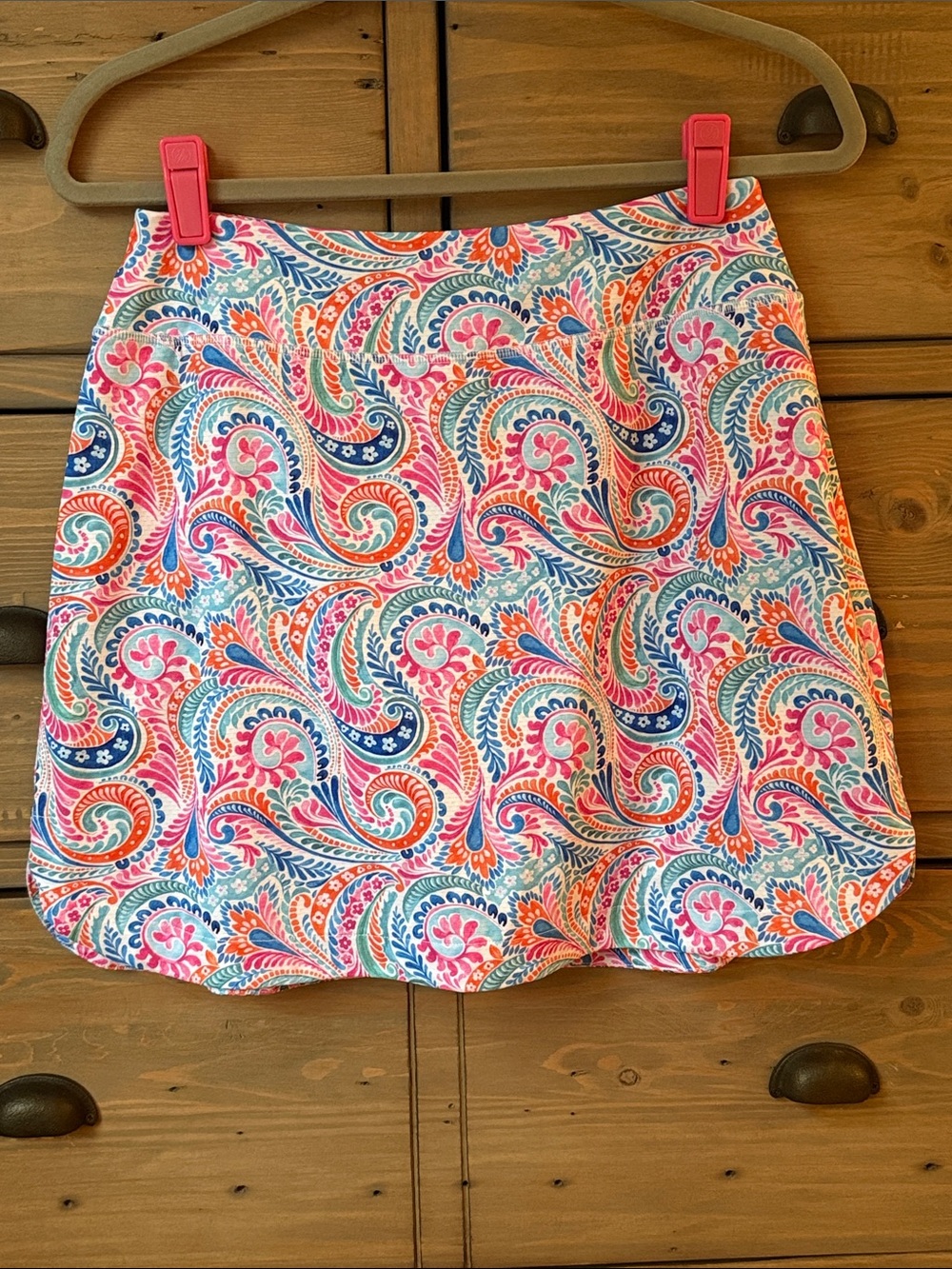Gottex Paisley Skort sz M